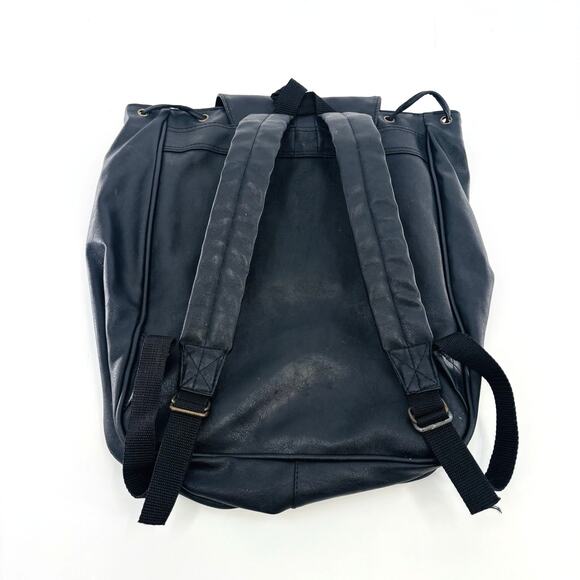 LEWHISPER RETRO MOTORCYCLE BACKPACK - black – LeWhisper Vintage Leather Backpack Brotherhood Motorcycle Travellite Black